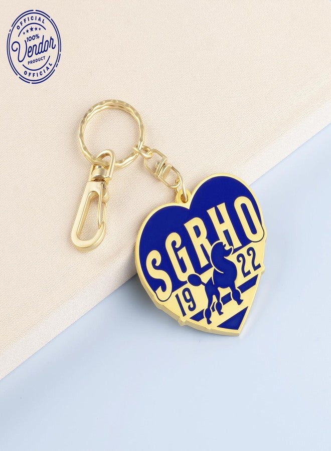BBGreek - Sigma Gamma Rho - Official Vendor - Keychain - SGRHO Heart - 1922 - Image 3